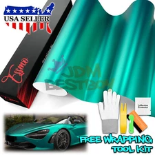 ESSMO PET Romance Chrome Teal Auto Car Vehicle Vinyl Wrap Decal Sticker Paint