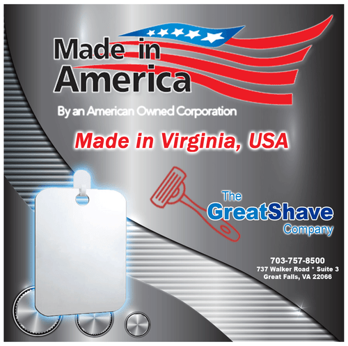 TOP SELLER Fog Free Shave Shower Mirror by The Great Shave Company fogless - Picture 2 of 3