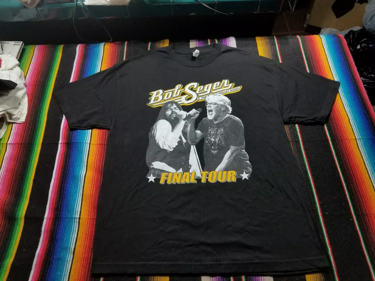 Bob Seger Final Tour 2019 Concert T Shirt Size XL 22x31 eBay