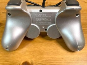 PlayStation 2 Satin Silver SCPH-50000 TSS ps2 sony W/ Controller Cable Adapter