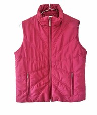 Tayberry Women’s Gilet Size S Pink Zip Pockets 