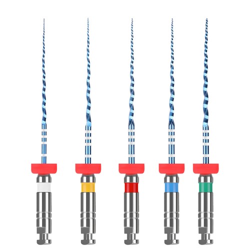 Limas Dentales Niti Endo V Azul Uso Motor Endodoncia Limas Rotativas 21mm /25mm - Picture 20 of 26