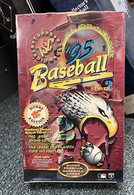 1995 Topps Stadium Club Baseball Series 2 Factory Sealed Hobby Box-Great Inserts