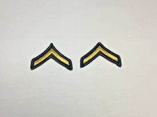 US Army WAC Womens Army Corps Private or PFC Chevron Pair, Vietnam/Cold War Era