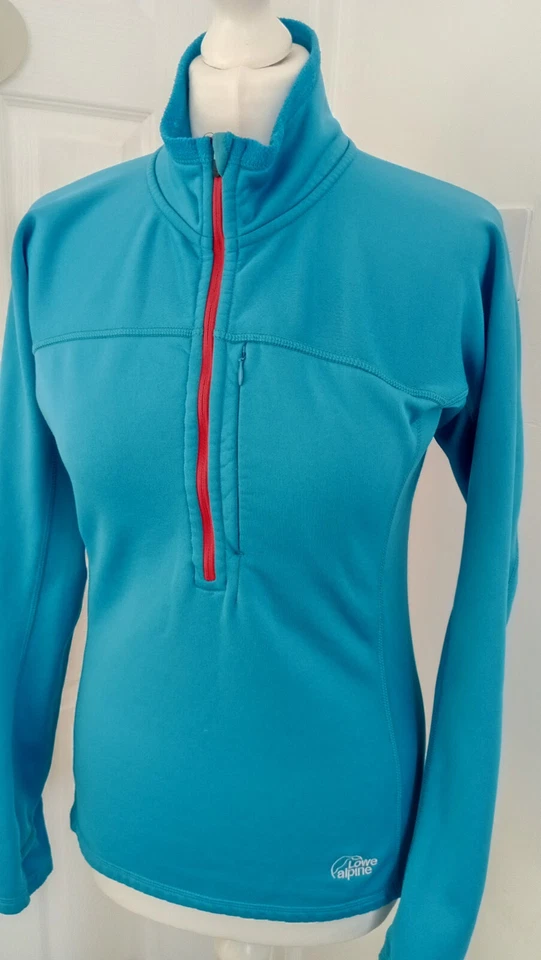 Lowe Alpine Polartec 1/4 Cremallera Azul Talla 14 Foto 2 de 4