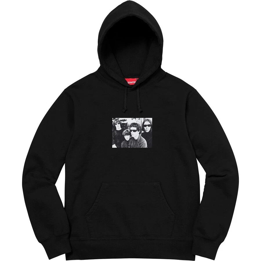 Supreme Velvet Underground Hooded Sweatshirt Black Medium F/W 19
