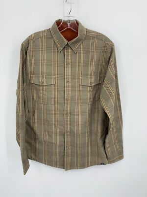 Ascend Shirt Men's S Button Down Long Sleeve Plaid