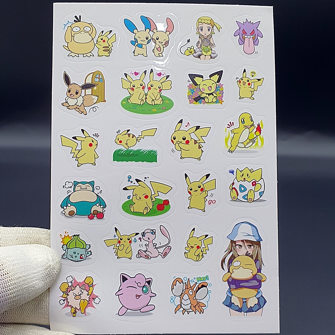 Pokemon Pikachu 40 Pcs Assorted Stickers Pikachu Small