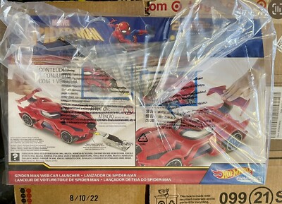 Spiderman Toys For Boys 3-4 Hot Wheels Marvel Spider-Man Web