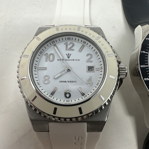 Lot Of 2 SOTTOMARINO ITALIA Men Watches - Untested - - Picture 2 of 9