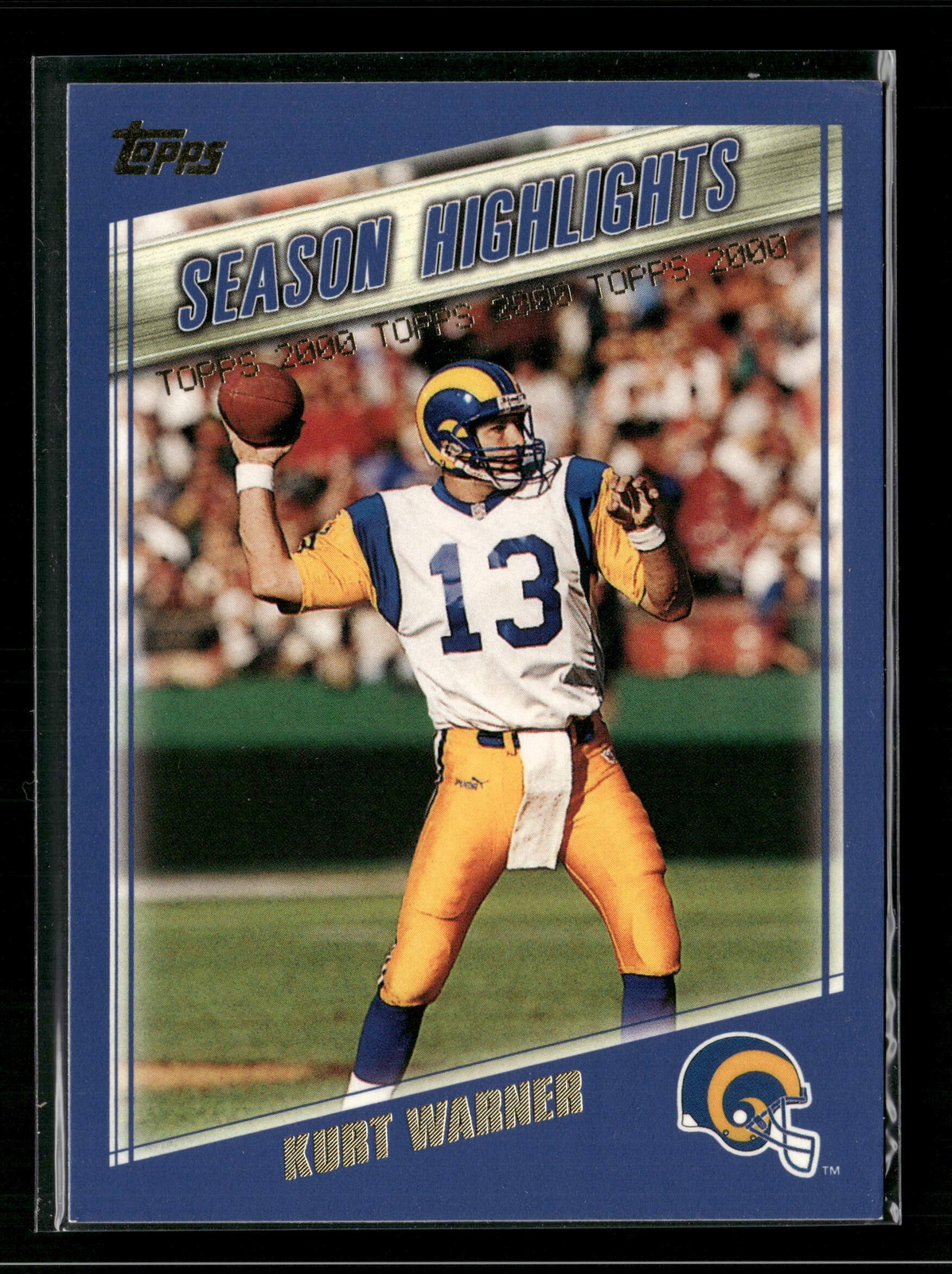 Kurt Warner 2000 Topps #321