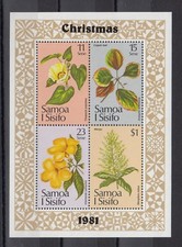 TIMBRE STAMP BLOC ILES SAMOA  Y&T#26 FLEUR FLOWER  NEUF**/MNH-MINT 1981 ~B63