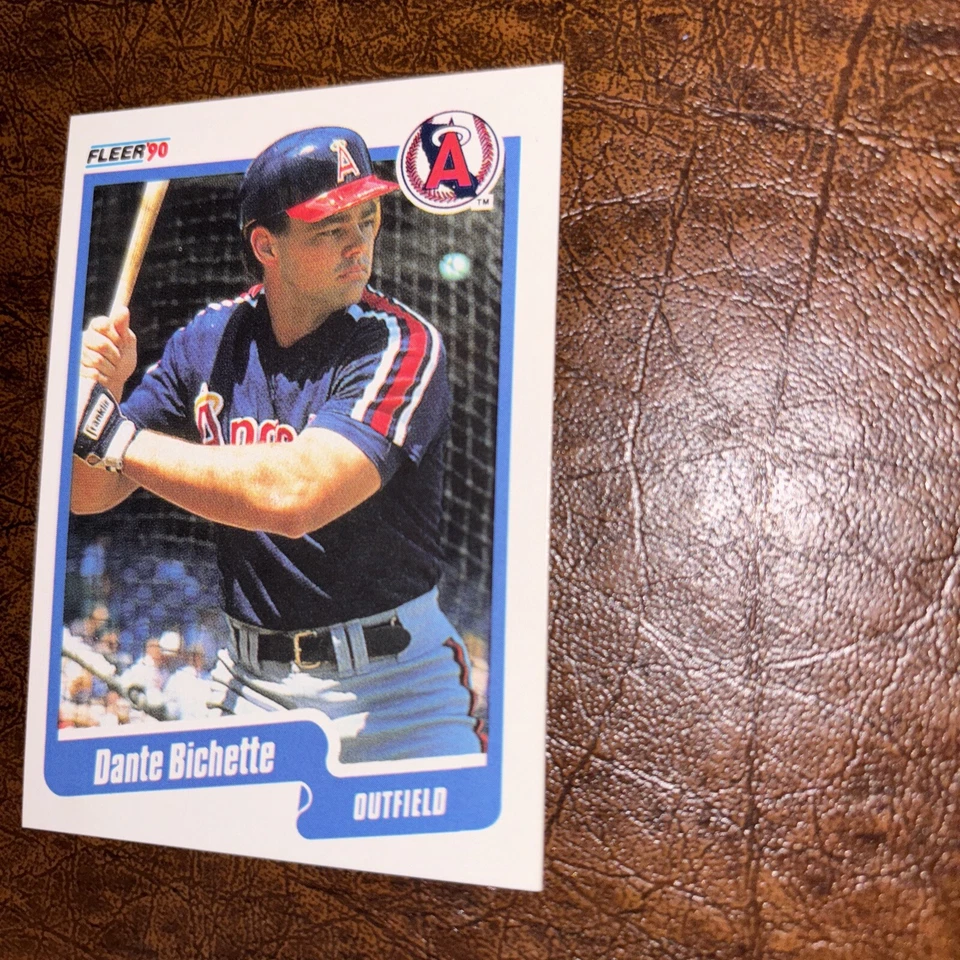 1990 Fleer Dante Bichette California Angels #127 in PERFECT CONDITION! - Image 3 of 4