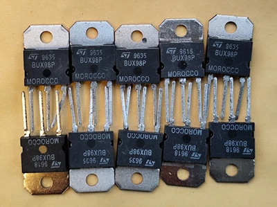 10 Stück BUX98P NPN Bipolar BJT Power Transistor 850V 30A 200W 2N3055 BD BDX - Bild 1 von 4