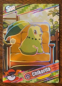 Pokemon Chikorita Card | eBay