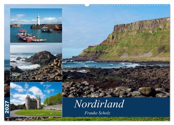 Nordirlands Highlights (Wandkalender 2027 DIN A2 Quer), Calvendo Monatskalender-image