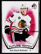 2021-22 SP Authentic #119 Wyatt Kalynuk Limited Red Chicago Blackhawks