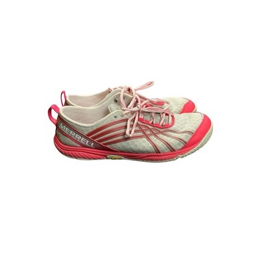 Merrell Water Resistance Barefoot Shoes Womens 8 Pink Gray Vibram Trail Running