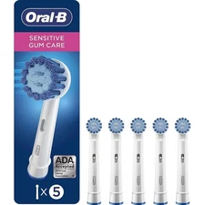 Oral-B Sensitive Gum Care Replacement Brush Heads Pack of 5