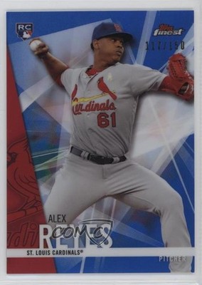 2017 Topps Finest Blue Refractor /150 Alex Reyes #58 Rookie RC 0l44