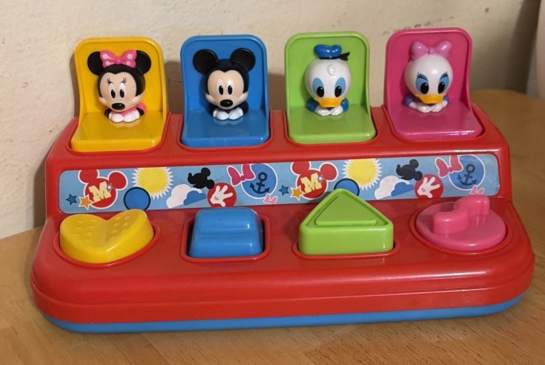 Disney Mickey Mouse Clubhouse Pop Up Pals Baby Toy Minnie Mickey