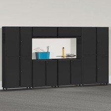 Rolling Garage Storage System, Workshop Storage Cabinet for Utility /Tool Room