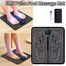 EMS Foot Massager Mat Electric Pulse Pad w/ Remote Leg Muscle Relaxation