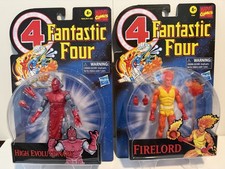 Marvel Legends Fantastic Four High Evolutionary & Firelord 6 Figures unopened