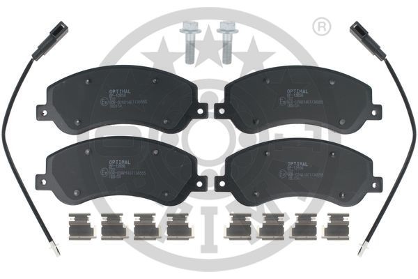 Optimal BP-12656 BremsklöTze, BremsbeläGe Vorne FüR Ford Transit Bus (Fd_ _, Fb_-image