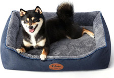 Orthopedic Dog Bed Medium Size Dog, Durable Egg Crate Foam Sofa Dog Bed with Was