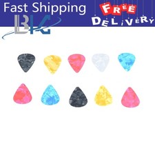 10-100PCS Acoustic Bulk Guitar Picks Plectrum Celluloid Electric Smooth 0.46mm