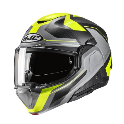 HJC F100 Multisystem Motorradhelm Bios Yellow