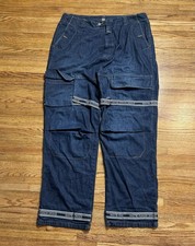 Vintage Y2K Marithe Francois Girbaud Strap Baggy Jeans Men  s 40M Hip Hop Rap