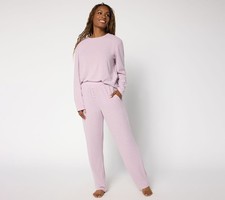 Berkshire Blanket Women's Sleepwear Sz S Heathered Long Sleeve  Purple A655741