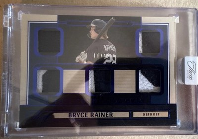 2025 Panini Three and Two - Full Count Swatches Bryce Rainer #FCS-BR Blue /15...
