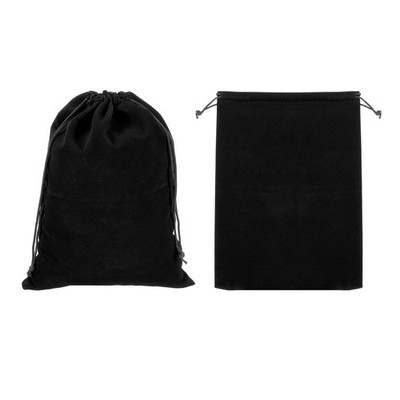Headphone Bag, 2 Pcs 9.06x6.69 Inch Headset Carrying Pouch Black