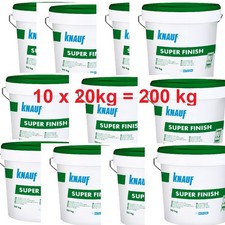 KNAUF 10 x 20 kg Super Finish Sheetrock spatule prête à l'emploi mastic pour ...