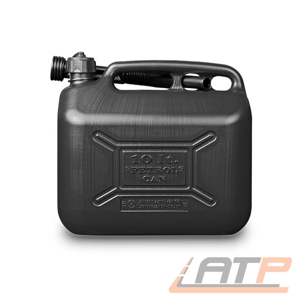 BENZINKANISTER 5x 10 LITER DIESEL KRAFTSTOFFKANISTER BENZIN KRAFTSTOFF +TRICHTER - Bild 2 von 4