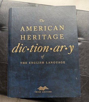 American Heritage Dictionary of the English Language 3rd Ed Hardcover Houghton