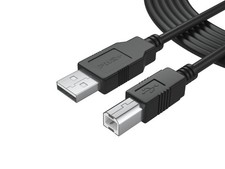 6Ft Long Cable USB 2.0 Type-A to Type-B High Speed Cord for Audio Interface,...