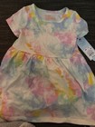 Cat & Jack Tie-Dye Dress 18M + Garanimals Pink Pants 2T Baby Girl Lot — photo 3