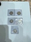 set of 5 1935-1939D Silver Washington Lot of 5 Silver coins