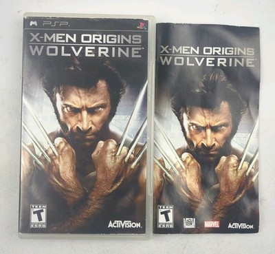 X-Men Origins: Wolverine PSP Case & Manual Only No Game Authentic Original
