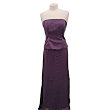 WATTERS & WATTERS. UK 14 bridesmaids prom party Damson Corset & Skirt