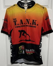 Sugoi Team T.A.N.K. Cycling Jersey L/G Training Athletes Neuro Kinetically Bike
