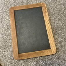 Vintage Wood and Slate School Chalk Board - Double Sided
