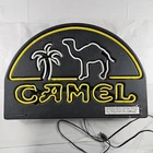 Vintage Camel Cigarettes Neon Sign Advertising XL Approx 33"×22 Needs Work READ⬇