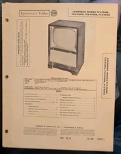 Original 1956 SAMS PHOTOFACT 334-3 Coronado Models TV2-9338A, 39A, 40A, 41A TV