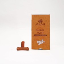 Set Di Mattoni Di Incenso Al Sandalo Oudh Con Bruciatore In Terracotta, 15 Pezzi