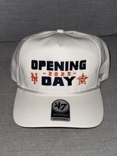 ‘47 Hitch Houston Astros Opening Day 2025 Adjustable Hat White Mets Daikin Park